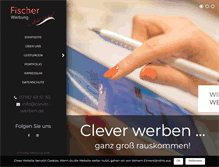 Tablet Screenshot of clever-werben.de